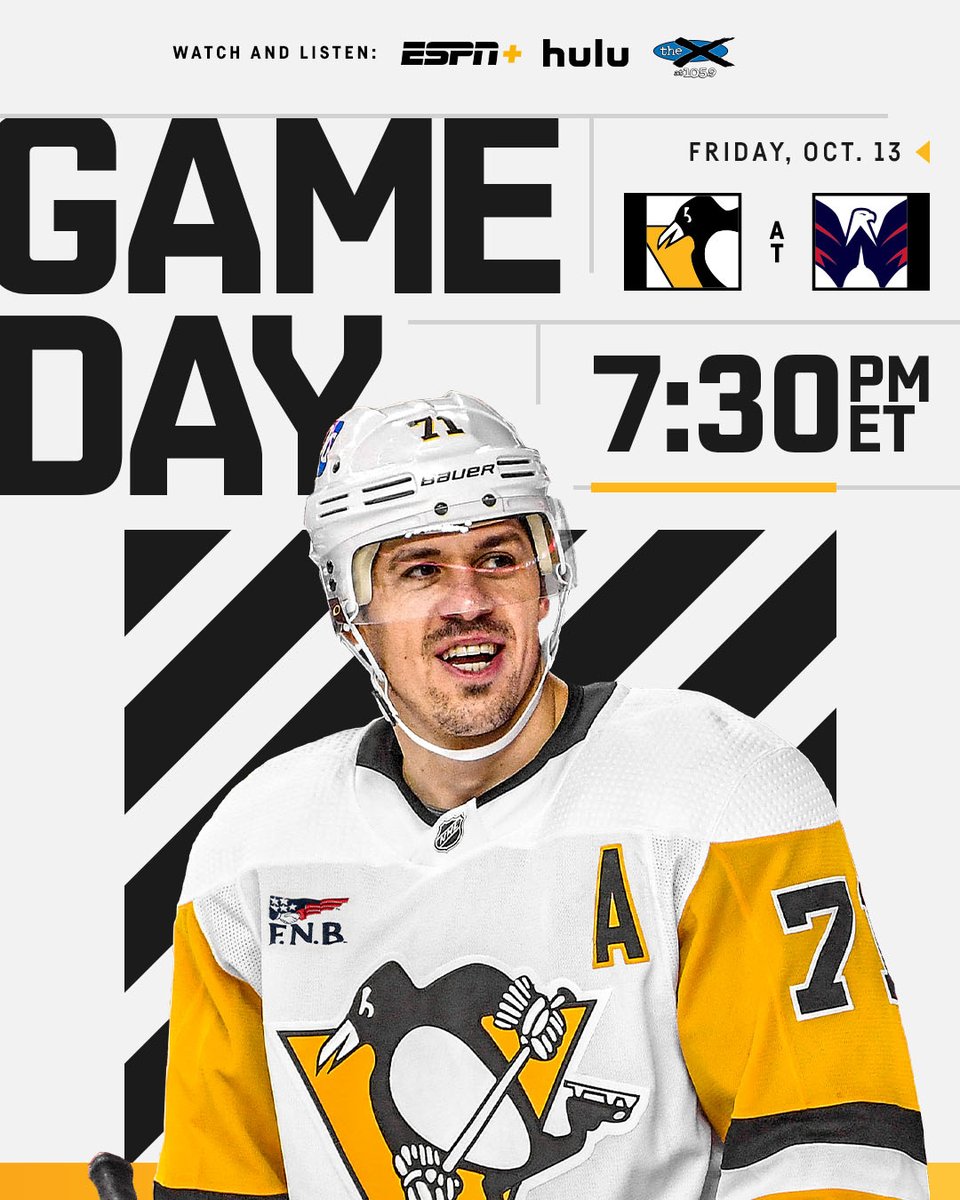 See you tonight, <a href="/Capitals/">Washington Capitals</a>.

Game preview: pens.pe/3PXSogz