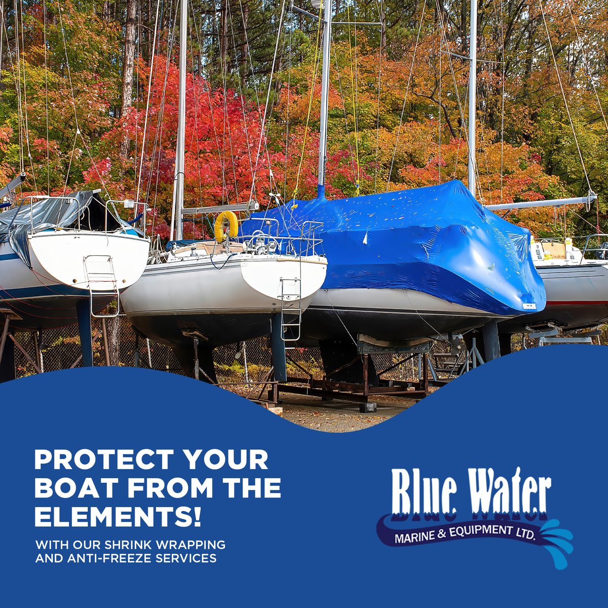 bluewater_nl's tweet photo. ⚓️ Protect your boat hassle-free with Blue Water Marine's expert anti-freeze and shrink-wrapping services! Don't let the elements take a toll on your investment. We've got your back! Schedule boat protection now for a worry-free journey. 🌊⛈️ https://t.co/4EJAQJSthH