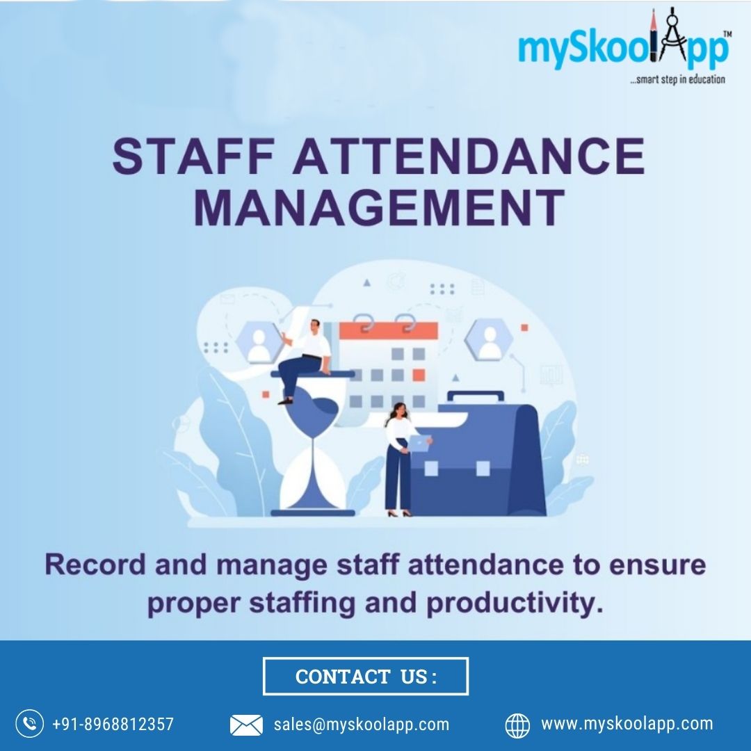 myskool_app's tweet image. With Staff Attendance Management, your school can enhance productivity, reduce administrative burdens, and promote accountability among staff members. 🚀💼
Revolutionize how you handle staff attendance. 💪💻

#staffattendance #staff #erpsoftware #schoolerp #myskoolapp #software