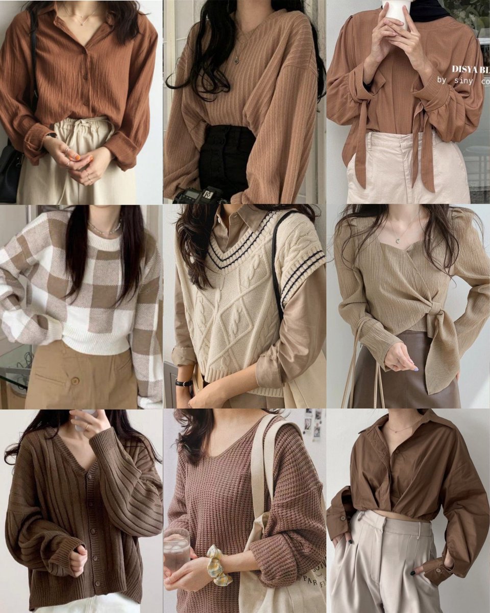 ShopeeCuties's tweet photo. Beige n brown outfit ideas

- a thread - https://t.co/lHAh4I4QEJ
