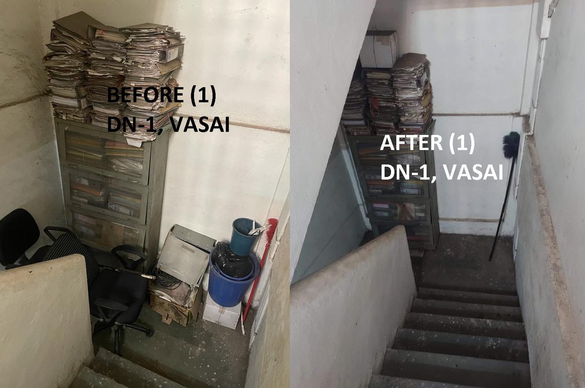 As part of Swachhta Campaign 3.0, Division I, CGST & Central Ex. , Palghar Commissionerate undertook the activity of cleanliness in office premise. #specialcampaign3.0 @DARPG_GoI @FinMinIndia @nsitharamanoffc @officeofPCM @PIBMumbai #cbic #cgstmumbai