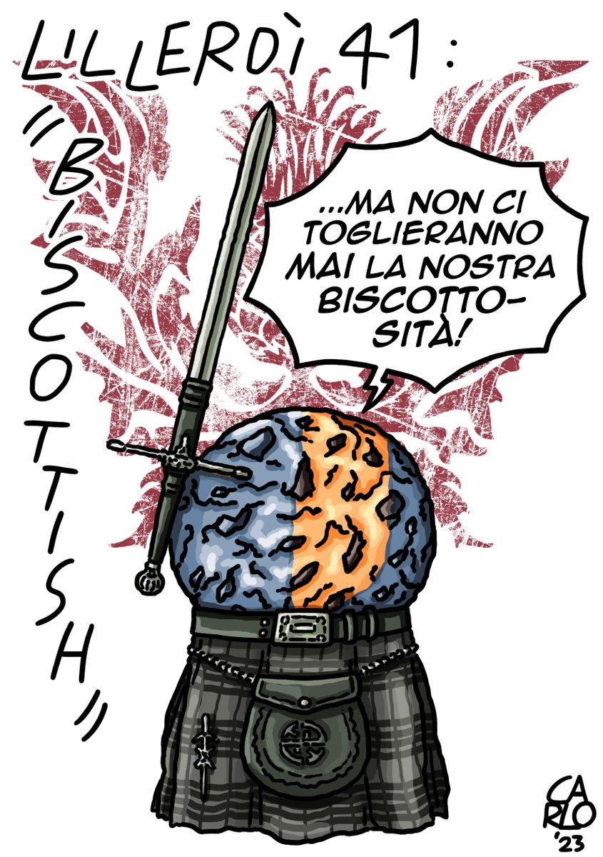 DisegniI's tweet photo. Biscotti, Scozia, solo cose belle e buone in questo disegno :D
#biscottish #inktober #inktober52 https://t.co/JTZfGmC0wr