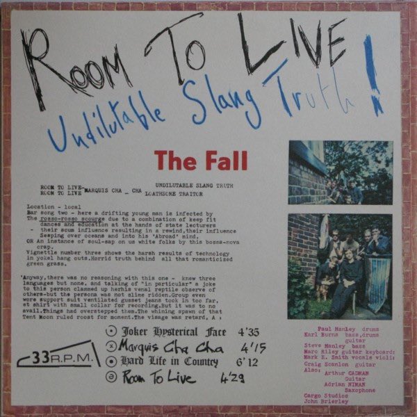 78Alster's tweet photo. #FallFriday
#GettingToKnowTheFall
5. Room To Live
After ’Hex’ this one feels a bit like The Fall on autopilot, but of course that’s decent enough too. The only outlier ’Papal Visit’ is modestly successful. Occasional Lou Reed vibes.
Track: Hard Life In Country https://t.co/OX3YRsyLKI