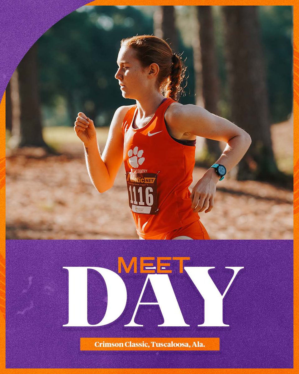 ClemsonTrackXC's tweet photo. Ready to get it done in Alabama 👏

👟 Crimson Classic
📍 Tuscaloosa, Ala.
⏰ M - 9:30am / W - 10:20am https://t.co/2Nm13xW0Fi
