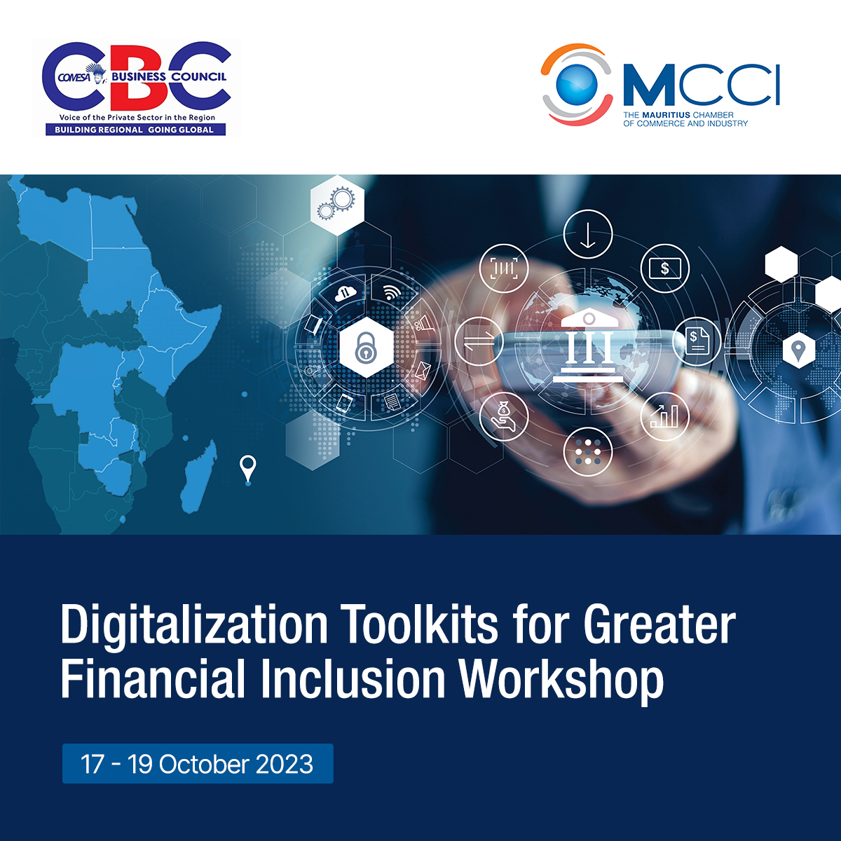 CBC's #DigitalFinancialInclusion Workshop is on the horizon! In collaboration with #MCCI this 3day event will empower +50 #MSMEs 4greater #financialinclusion, boosting regional #trade & facilitating #crossborder transactions. Stay tuned for updates from this transformative event!