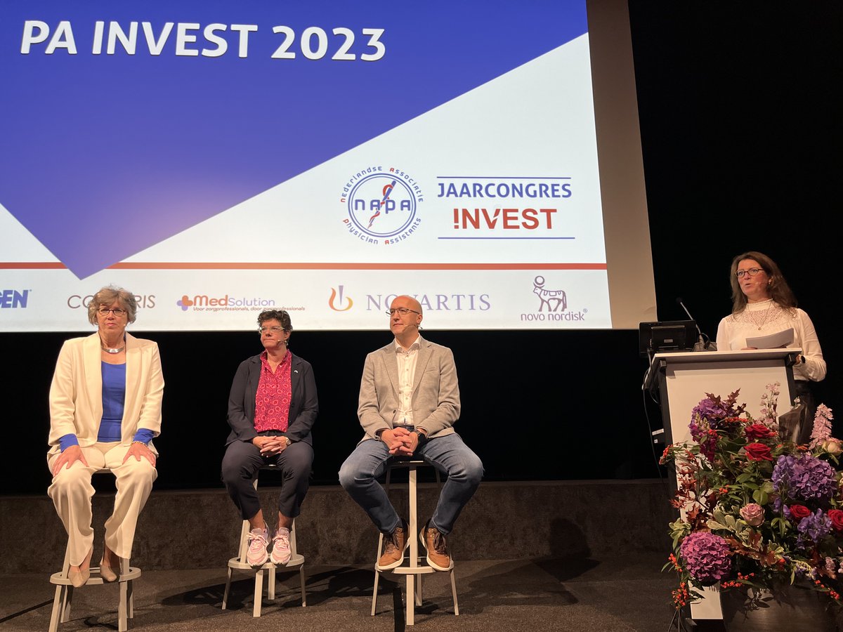 Zeer informatief en interessant #politiekdebat bij #PAinvest over het beroep van de #physicianassistant. Met energieke bijdragen van @JobaCDA en <a href="/jacquelinevdhil/">Jacqueline van den Hil</a> die mooie samenwerking laten zien en hart hebben voor <a href="/pr_napa/">NAPA</a>. Veel dank! Met <a href="/bert_speijer/">Bert Speijer</a> en Rianne Rijsdijk