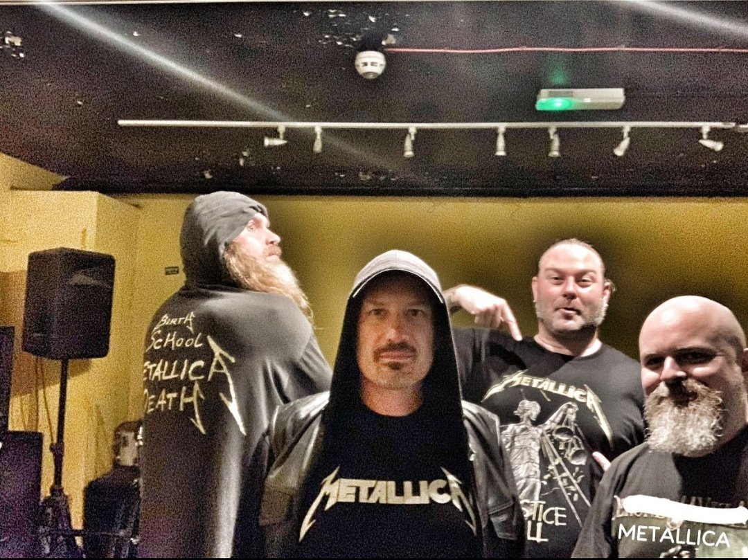 Monty didn't read his #Metallica memo and didn't wear his shirt so Oli expertly corrected it for him.

Our Helgi's Halloween set list has been decided though. Two weeks to go!