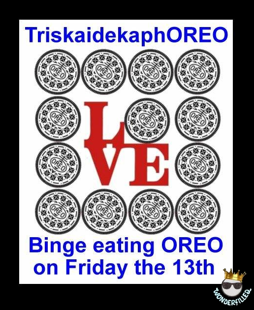 TheOREOKing's tweet photo. #OREO @OREO #Wonderfilled #FridayThe13th https://t.co/MqaPNtdvjS