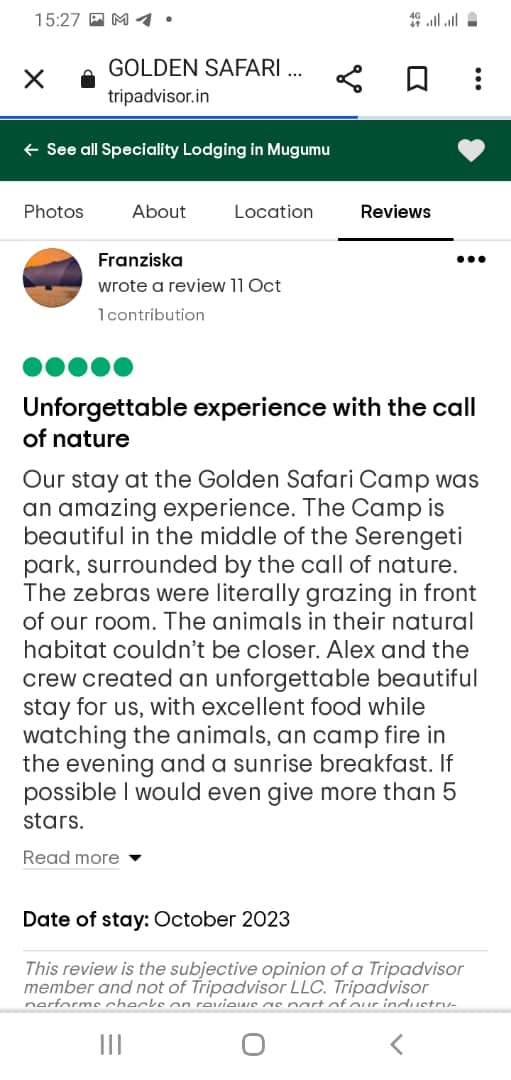 Golden Safari Camps tweet media