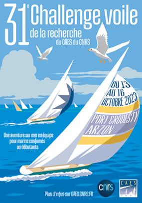 ⛵️Six membres de l'<a href="/IJMonod/">Institut Jacques Monod</a> participent au 31e Challenge Voile-Recherche organisée par le CAES du <a href="/CNRS/">CNRS 🌍</a> dans la baie de Quiberon !
La régate aura lieu du 13 au 16 octobre et se divisera en plusieurs épreuves⚓️
➡️caes.cnrs.fr/evenements/31e…