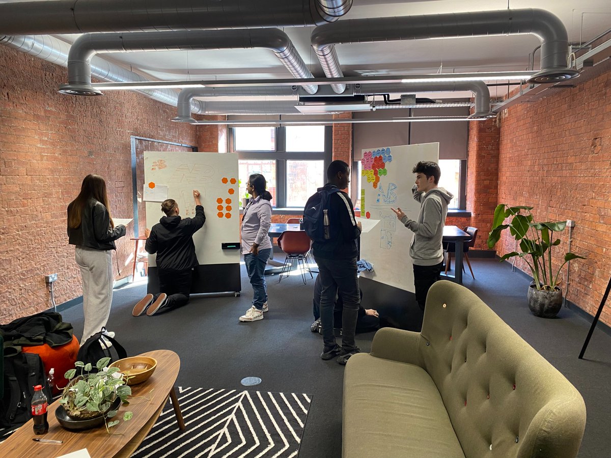 It was great to host students from <a href="/Access_Creative/">Access Creative College</a> at <a href="/eartotheground/">Ear to the Ground</a> yesterday, giving them a taste of the Ad Industry and the opportunity to work on a digital brief. They gave us some great insights into what the future of digital marketing could look like! #FutureTalent