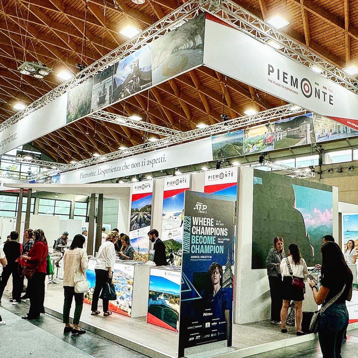langhexperience's tweet photo. @TtgExpo 🌍 I Consorzi #LangheExperience e #Holidaysol alla 60esima edizione della manifestazione italiana di riferimento per la promozione del turismo mondiale 🧳
@visitLMR @regionepiemonte @torinopiemonte https://t.co/BHmKZjIzxQ