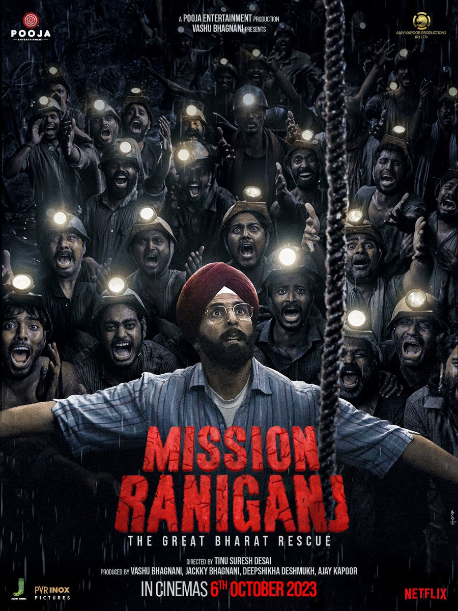 #MissionRaniganj Must Watch 🎬

The story of #JaswantGill is worth a watch for it's storytelling & brilliant ensemble cast ❤️

Bad Promotion affected this film but please do give it a watch, you won't regret 🙏

#AkshayKumar #KumudMishra #PavanMalhotra #RaviKishan #JameelKhan