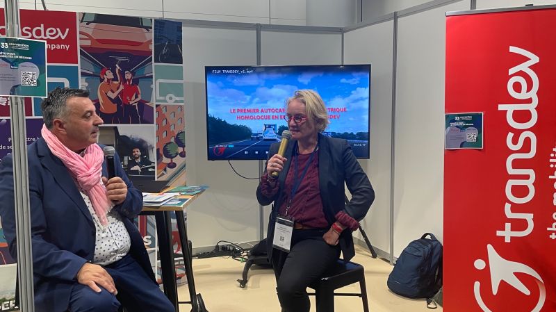 Enjeux &amp; ambitions de la #TransitionEcologique pour le #TransportPublic, des thématiques abordées lors d'une séquence d'échange avec la <a href="/RCValdeLoire/">Région Centre-Val de Loire</a> sur notre stand à la 33e Convention nationale <a href="/IntercoDeFrance/">Intercommunalités de France</a> 

👥Lucie ROULLIER, Directrice de Transdev Touraine et Philippe