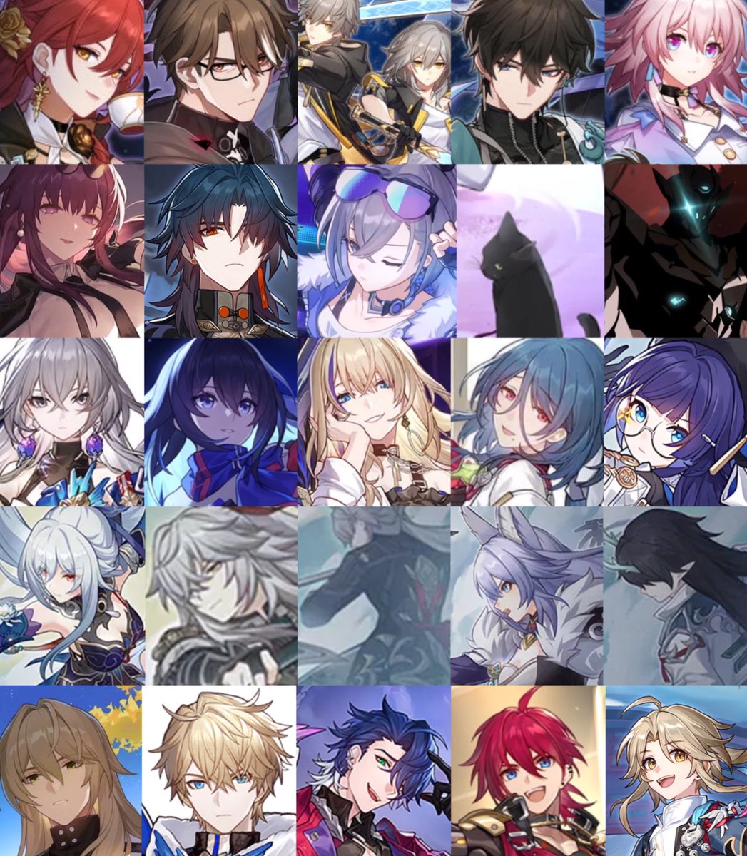 jingrenIvr's tweet photo. one gotta go from each row hsr version (choose wisely guys) https://t.co/VIJQdQMnx6