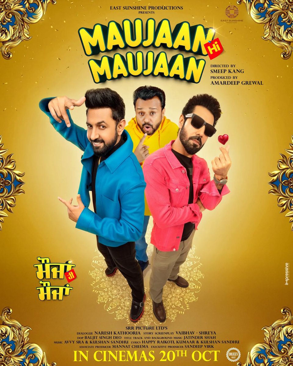 vandimedia's tweet photo. 🎶 #MaujaanHiMaujaan celebrates love, life, and the power of song, promising an unforgettable journey where every moment is a celebration. Save the date October 20, 2023  and be part of the punjabi movie in the Netherlands! 🗓️🌈 #MaujaanHiMaujaan #Neatherlands #pathe #kinepolish https://t.co/UN0DL69ruo