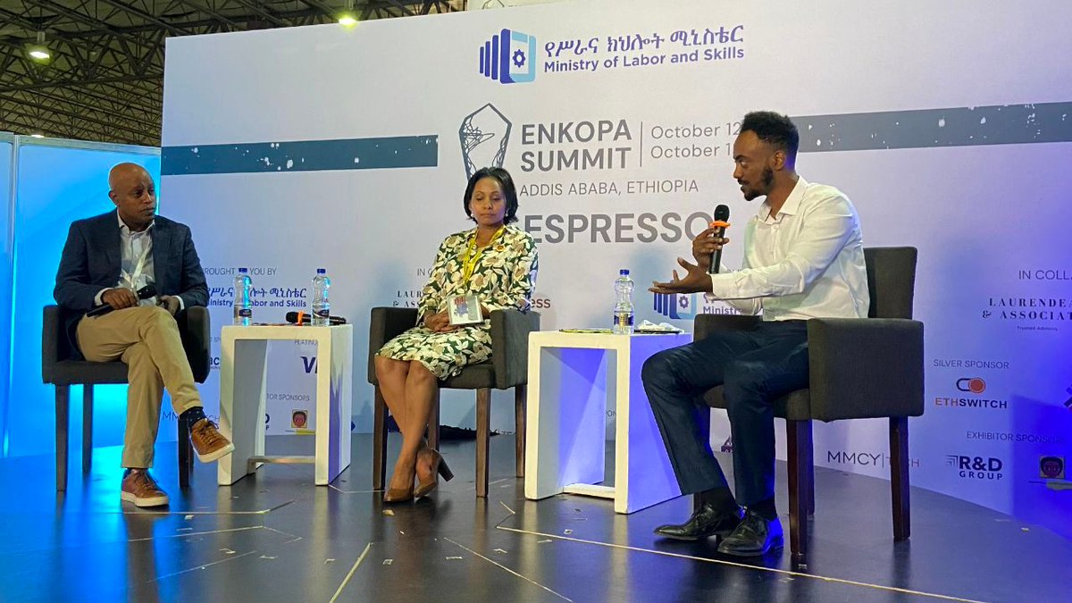 Exploring Africa's Gaming 🎮 &amp; Entertainment Frontier at the <a href="/EnkopaSummit/">Enkopa Summit</a> ! Our CEO Dawit Abraham, along with Tigist Kebede and Zelalem Woldemariam, discussed the Gaming and Entertainment sector in Africa. #EnkopaSummit #GamingInAfrica #EntertainmentRevolution