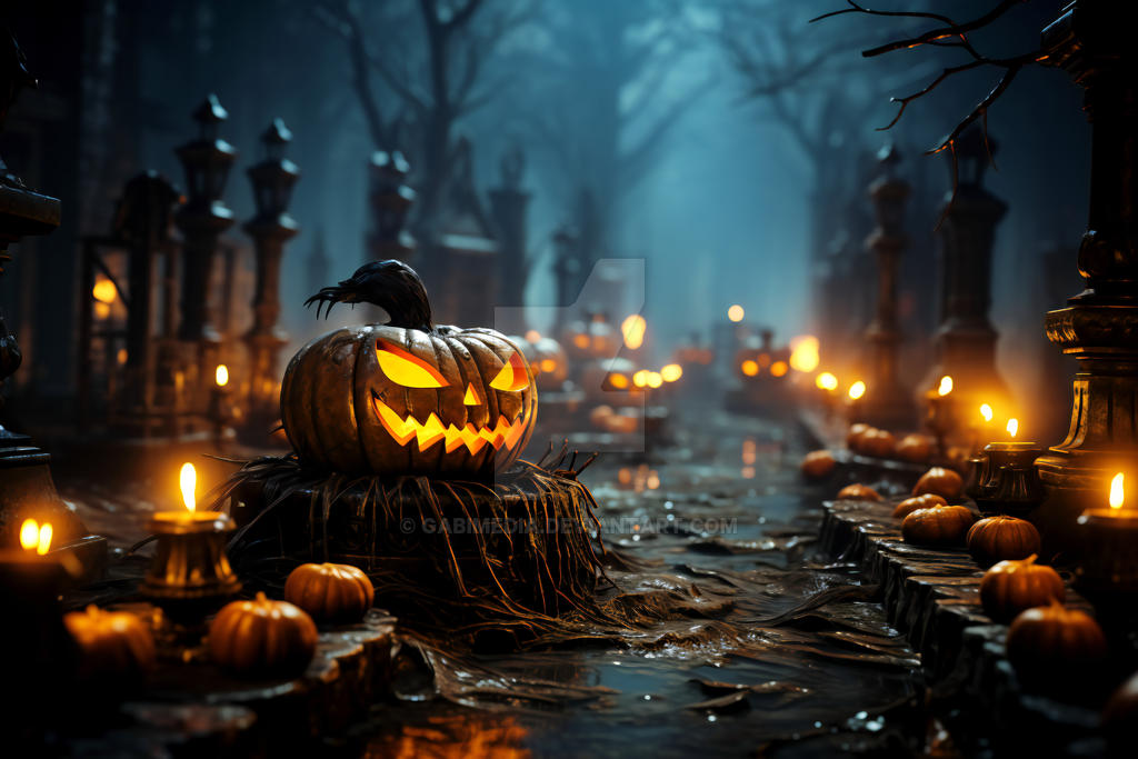 18 days until #Halloween 
🍂🎃🍂🎃🍂
Artwork by GabiMedia