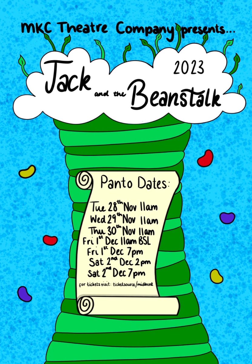 Hello X!!

We are well aware we haven’t been very active here for a while and we thought we would come back with a bang!!

This years pantomime has been announced across all of our platforms!!

“Jack &amp; The Beanstalk” will be performed at the end of this year!!