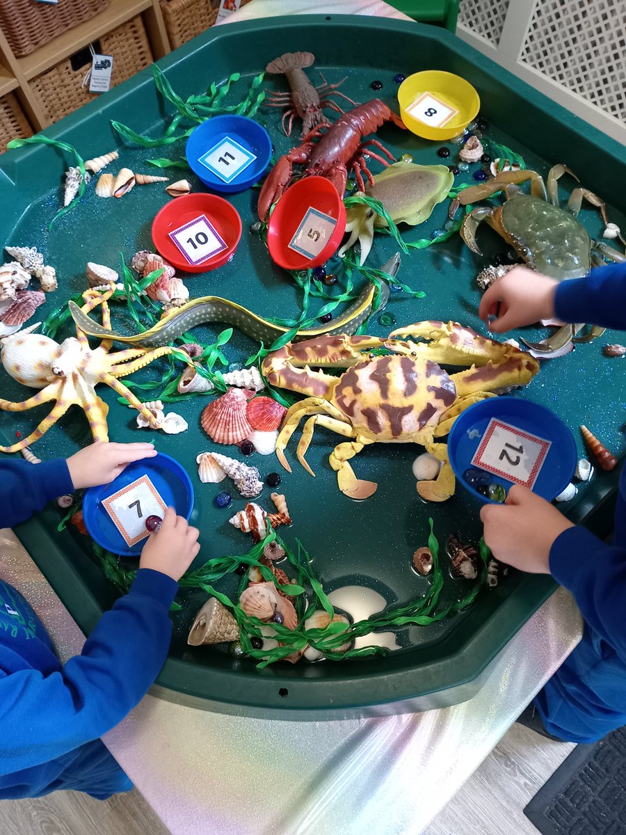 RPPS_Reception's tweet image. We have loved using the gems and sea animals this week to help us with our 1:1 counting!