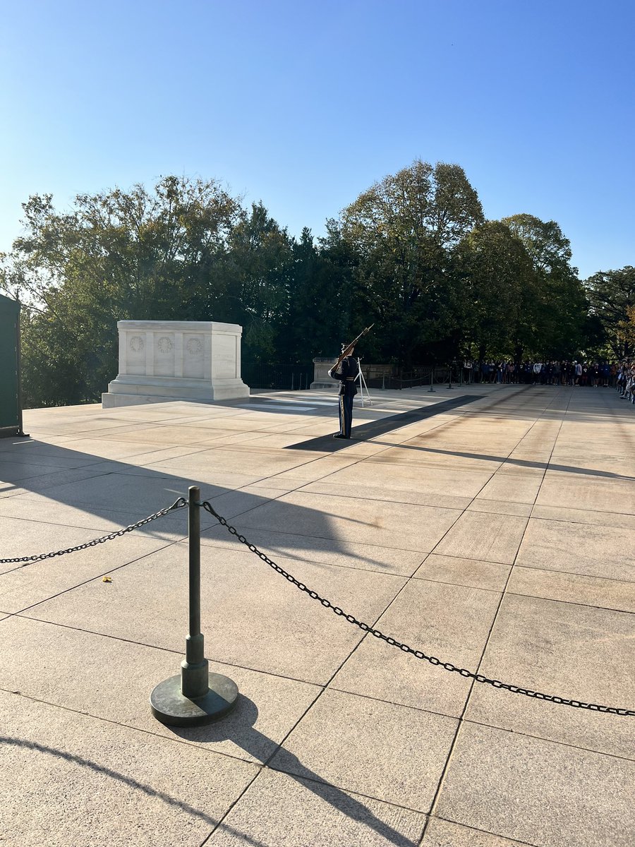 Beautiful morning at Arlington National Cemetery #HyattsDC2023