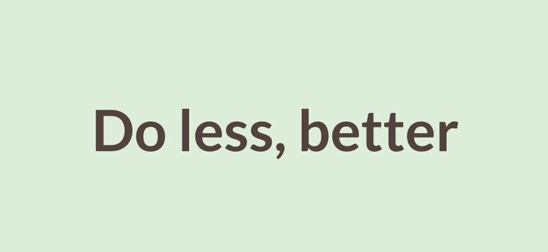 It may seem paradoxical, but you often get more done by doing less, better. 

1/9 🧵