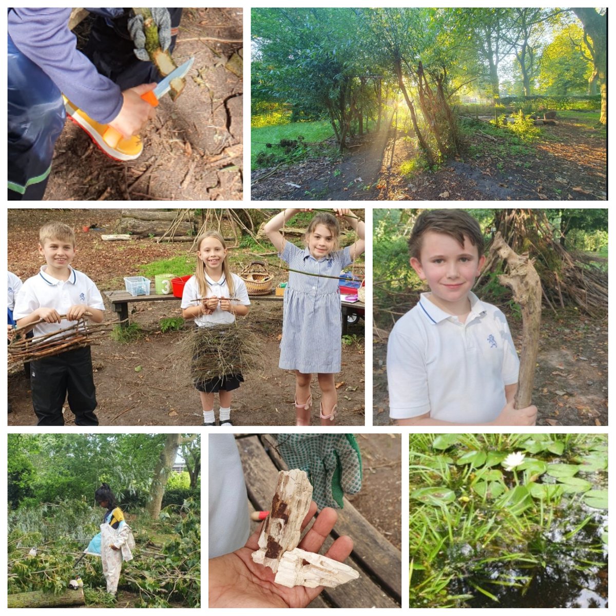 JSV students love their #ForestSchool sessions - be it whittling, pond dipping, lighting a fire under a volcano, exploring or relaxing in the hammock. 🔥🏕️ A classroom without a ceiling is the best classroom & Mother Nature is the best teacher. Happy #ForestSchoolDay! 🌳 #BSNEco