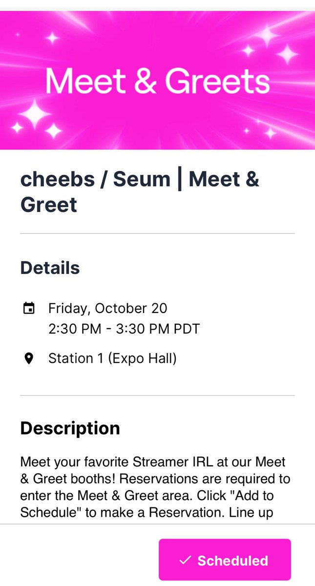 ChillboBagginz's tweet image. Hey!! 

I’m having a Meet &amp;amp; Greet at TwitchCon with @JustSeum!

On Saturday at 2:30pm. 

If you’d like to come you HAVE to make a reservation for it in your TwitchCon app! Just hit “add to schedule” ☺️

If you come I’ll give you a wedgie.