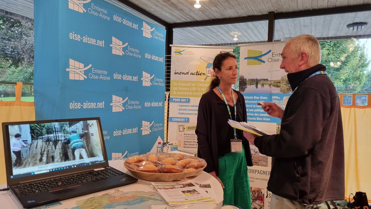 Entente Oise Aisne (@eptboise) on Twitter photo L'<a href="/EptbOise/">Entente Oise Aisne</a> présente ce 13 oct. au #SalondesMaires de l'#Aisne à Chauny, l'occasion d'échanger avec les élus locaux sur nos missions et nos actions sur leur territoire.
#risquesnaturels #inondations L'<a href="/EptbOise/">Entente Oise Aisne</a> présente ce 13 oct. au #SalondesMaires de l'#Aisne à Chauny, l'occasion d'échanger avec les élus locaux sur nos missions et nos actions sur leur territoire.
#risquesnaturels #inondations