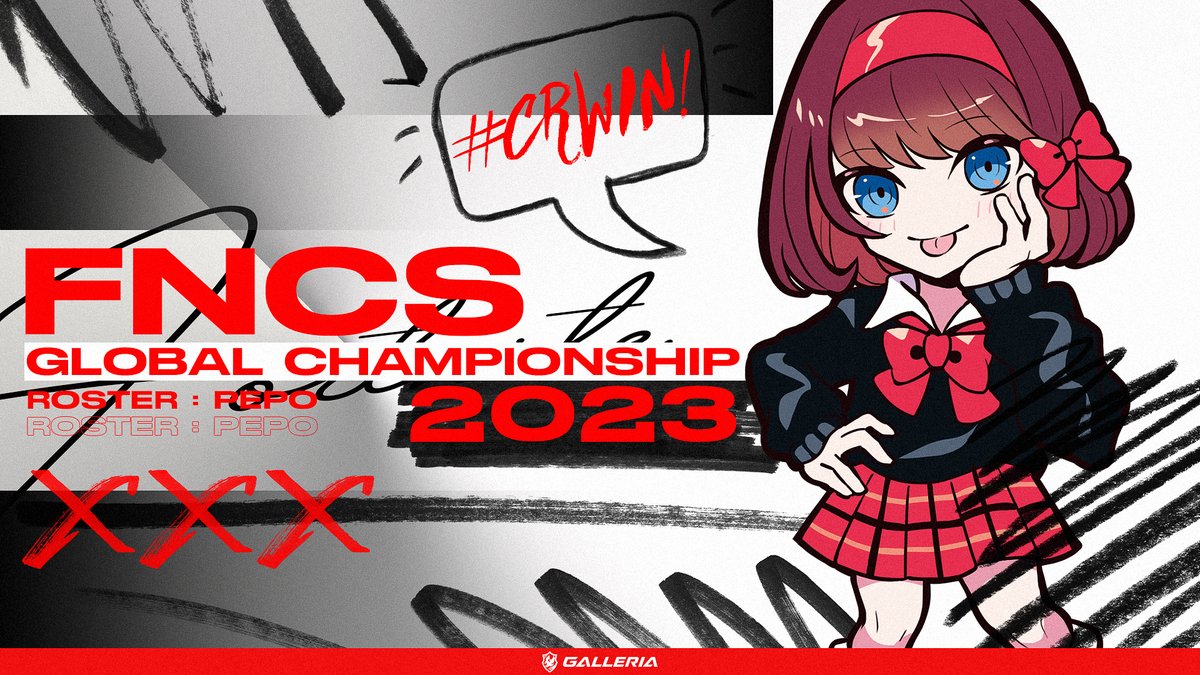 crazyraccoon406's tweet photo. 【FNCS Global Championship 2023】

⚔️10/13(金) 23:00~

Pepo(@pepoclip1)

🟣Twitch
https://t.co/16Z9wVaynj
🔴YouTube
https://t.co/Gd5HUpSBfQ

#FNCS #CRWIN https://t.co/P1gIVOgNbK