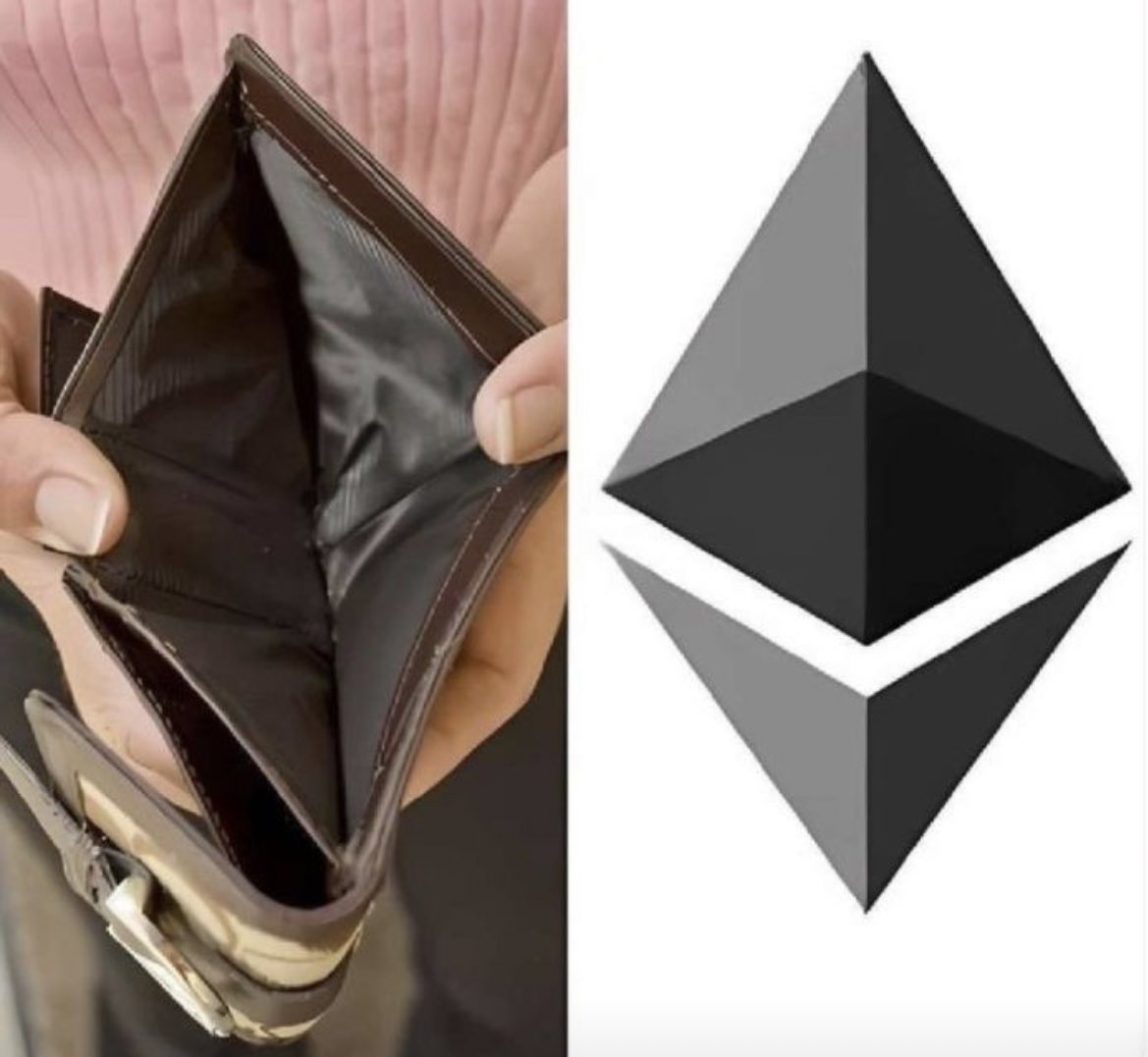 snowball_money's tweet image. Now it Makes Sense ♦️🤣

#EmptyWallet        🆚       #Ethererum