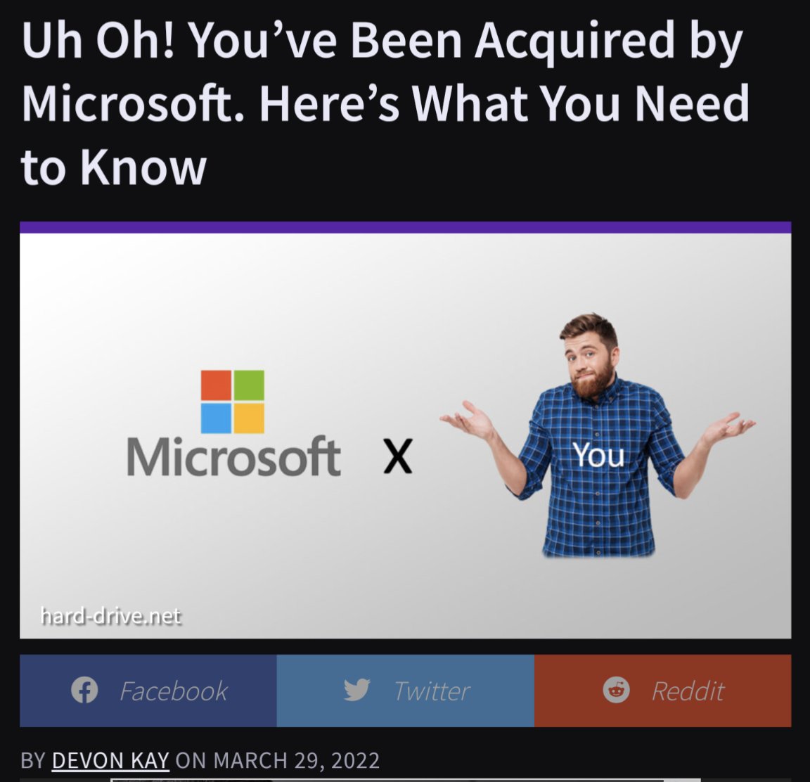 HardDriveMag's tweet photo. @Wario64 we got a guide for you. happens to all of us eventually https://t.co/8MIj1O1wOk https://t.co/ZkocG1Lr0c