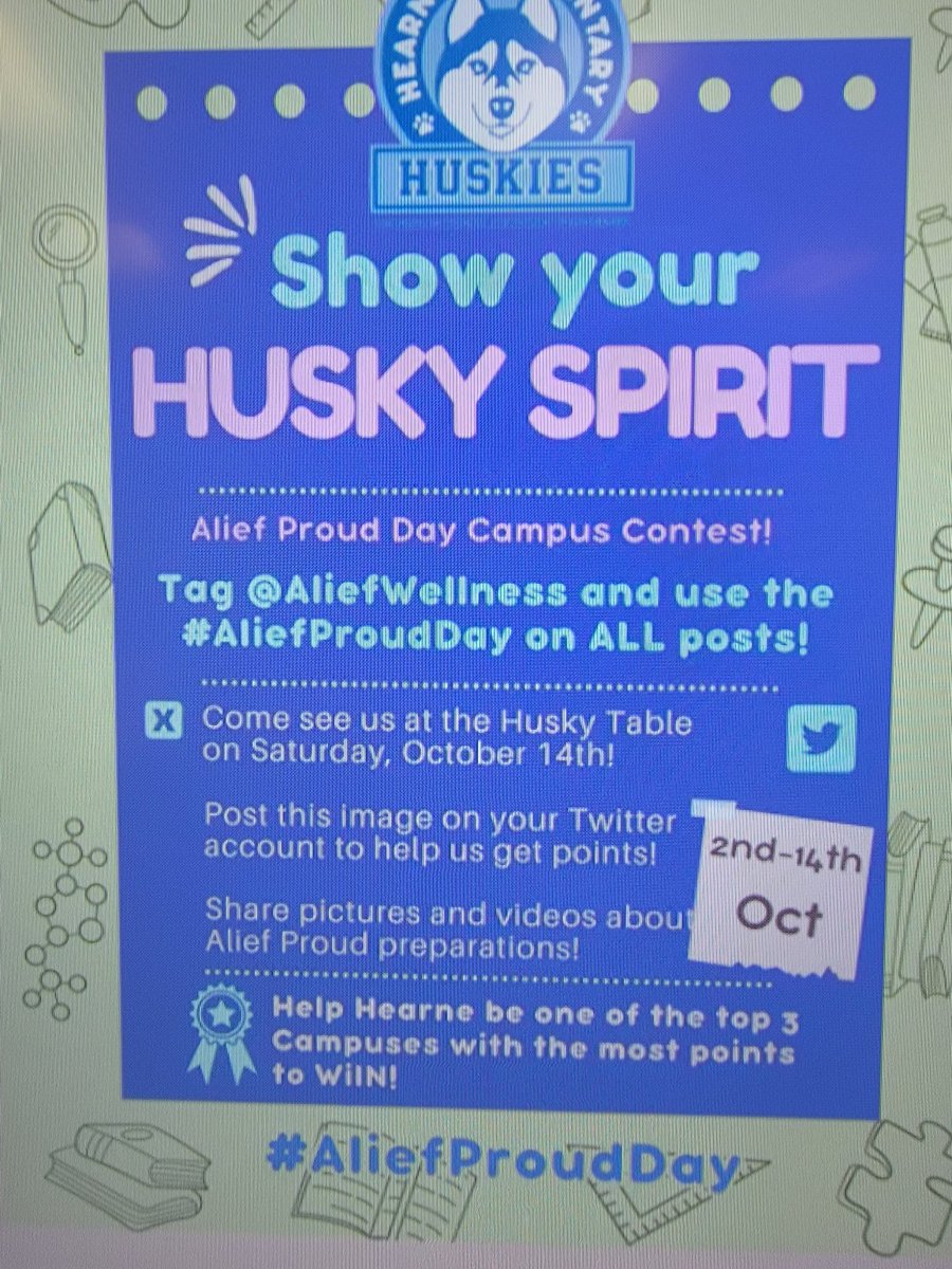 We have HUSKY SPIRIT, how about YOU!!
<a href="/hearnehusky/">Hearne Elementary</a> <a href="/aliefwellness/">Alief ISD Physical Education and Health</a>
#AliefProudDay