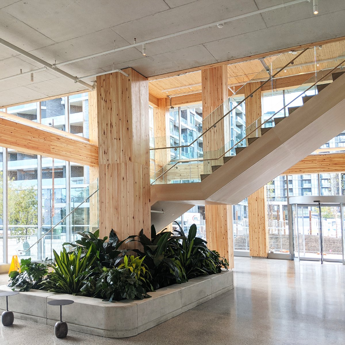 WZMHarchitects's tweet photo. T3 Bayside (Phase 1) is nearing completion and looking terrific! Throughout the course of developing this unique building we've closely collaborated with many talented teams and are very pleased to have been part of this project.

#T3Bayside #TorontoWaterfront #MassTimber #wzmh https://t.co/SkndHrdYE7