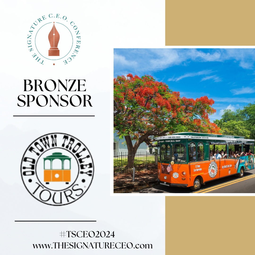 Shoutout out to #TSCEO2024 Bronze Sponsor Old Town Trolley Tours✨@oldtowntrolley For 30+ years they’ve proudly offered the finest sightseeing tours in some of our nation’s most interesting cities: Key West, Savannah, St. Augustine, Nashville & Washington, DC.
.
#OldTownTrolley
