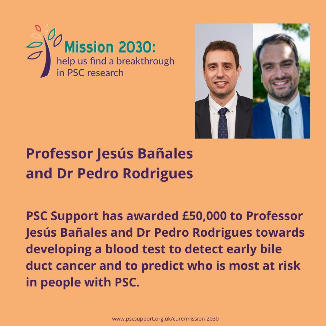 BREAKING NEWS! We're delighted to announce the first three #Mission2030 funded projects addressing issues affecting people with #PSC (4th project details coming soon!) 👉 bit.ly/3rRb09T 
@JesusMBanales @biodonostia @PMRodrigues19 @EdJarman2 @boulter_lab   @NNUHResearch