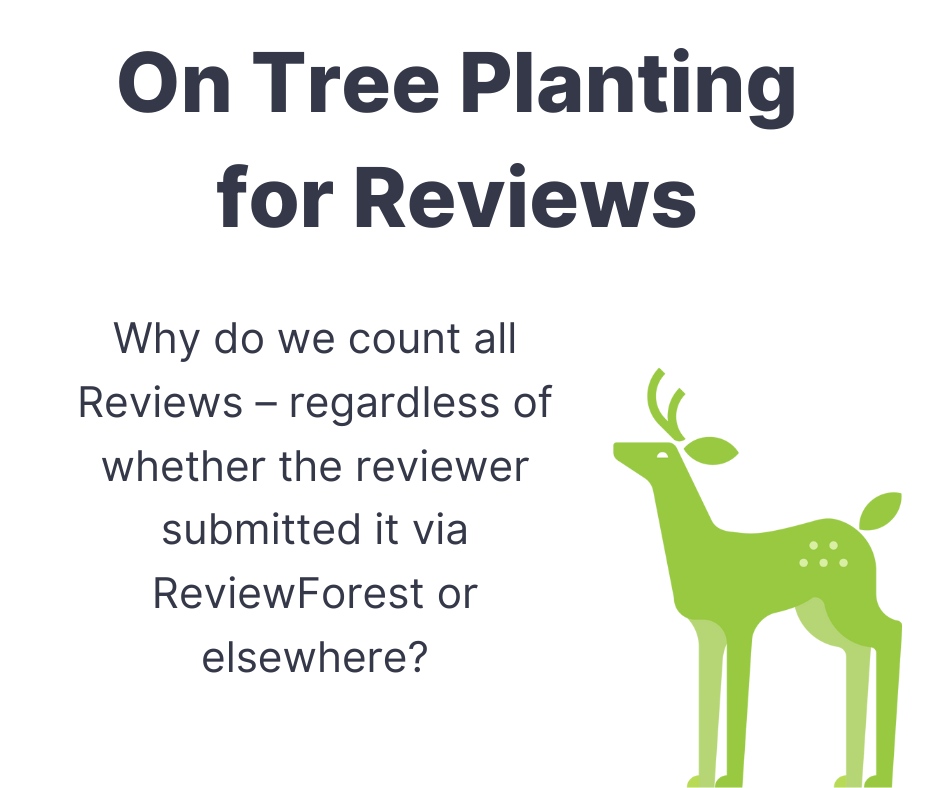 Tracking a reviewer is hard due to privacy and platform regulations 🛡 It is also unclear whether someone learned about the tree-planting, and then directly searched for your company to leave a review.⁠

It's about making a positive impact. Your reviews make a difference 🌍🌱⁠