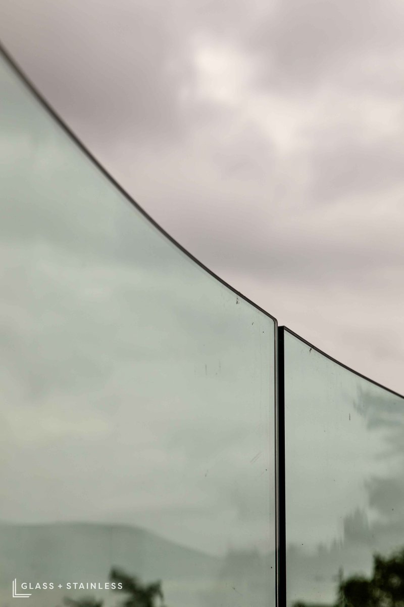 Sometimes the best bespoke solution is curved glass.