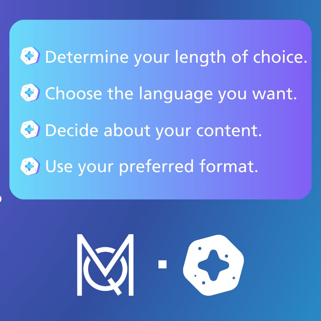 AI Assist sparks ideas, but your touch makes them unique. Customize, create and explore endless possibilities. Unleash your creativity and make every result your own. 💡✨ #AI #CreativityUnleashed #MAXQDA

Learn more: ow.ly/bHVa50PWl3Q