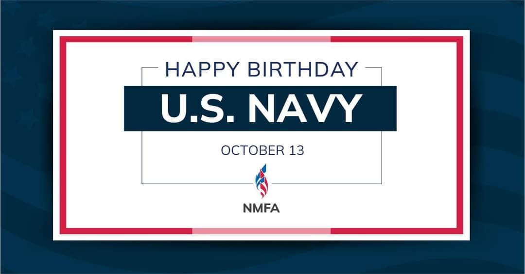 'Resilient and Ready'
Today we celebrate 248 years of the most powerful Navy the world has ever known. Happy birthday, U.S. Navy! #SemperFortis