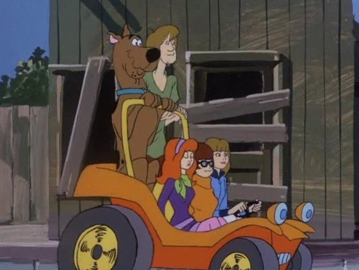 ScoobyandCam's tweet image. Happy 50th Anniversary to “The Weird Winds of Winona”. This marks season 2, episode 6 of “The New Scooby-Doo Movies”. This premiered on October 13th, 1973 on CBS.

#ScoobyDoo #SpeedBuggy #Tinker #Debbie #Mark #Fred #Daphne #Velma #Shaggy #MysteryMachine 
#TheNewScoobyDooMovies