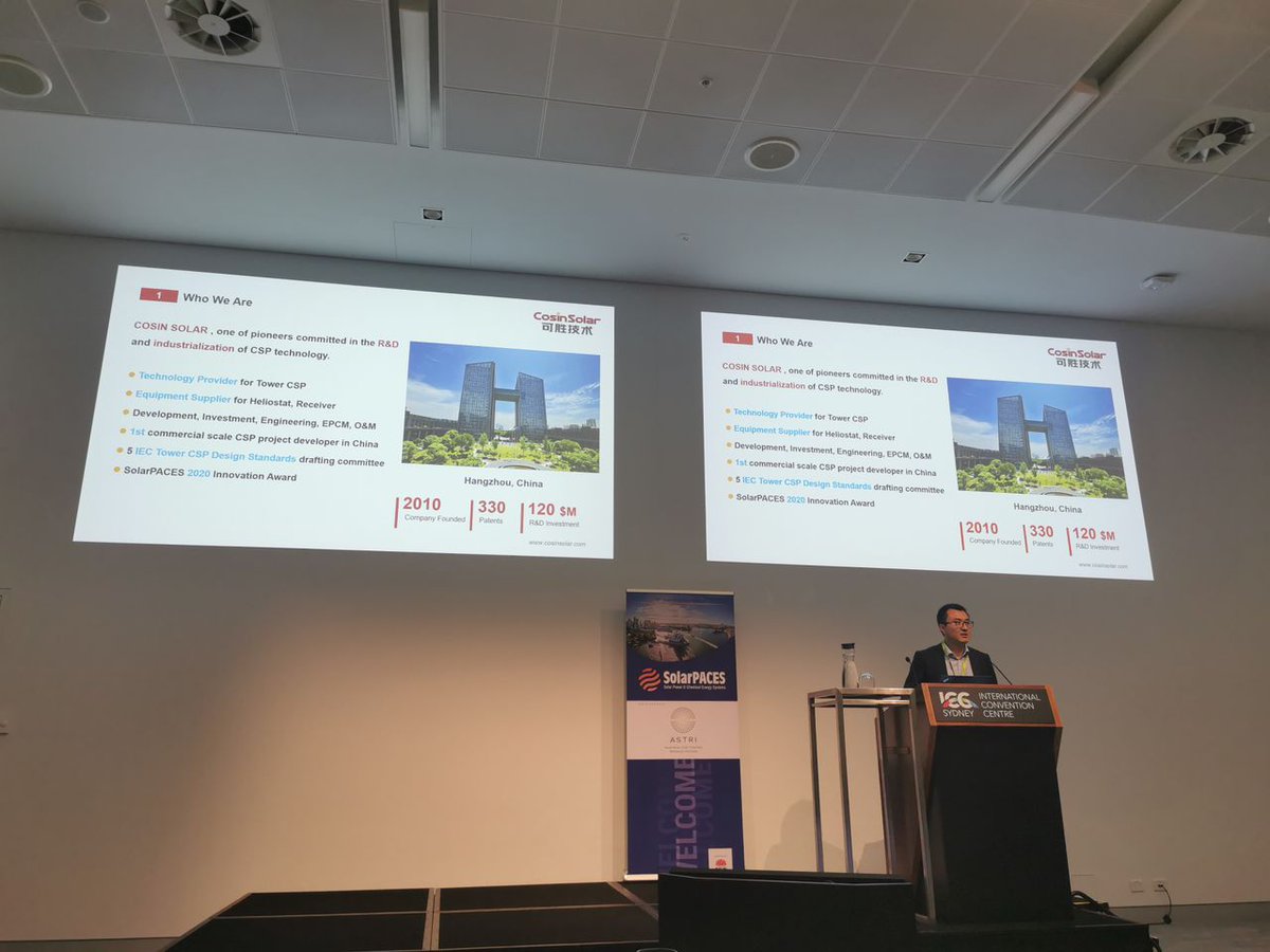 AcspChile's tweet image. 📣📣¡Estamos con todo! Somos parte de #SolarPaces 2023. Nuestro pdte Frank Dinter realizó presentación y nuestra empresa asociada @Cosinsolar mostró las bondades de la tecnología #CSP. Más CSP para Chile🇨🇱 y el mundo 🌎👏👏