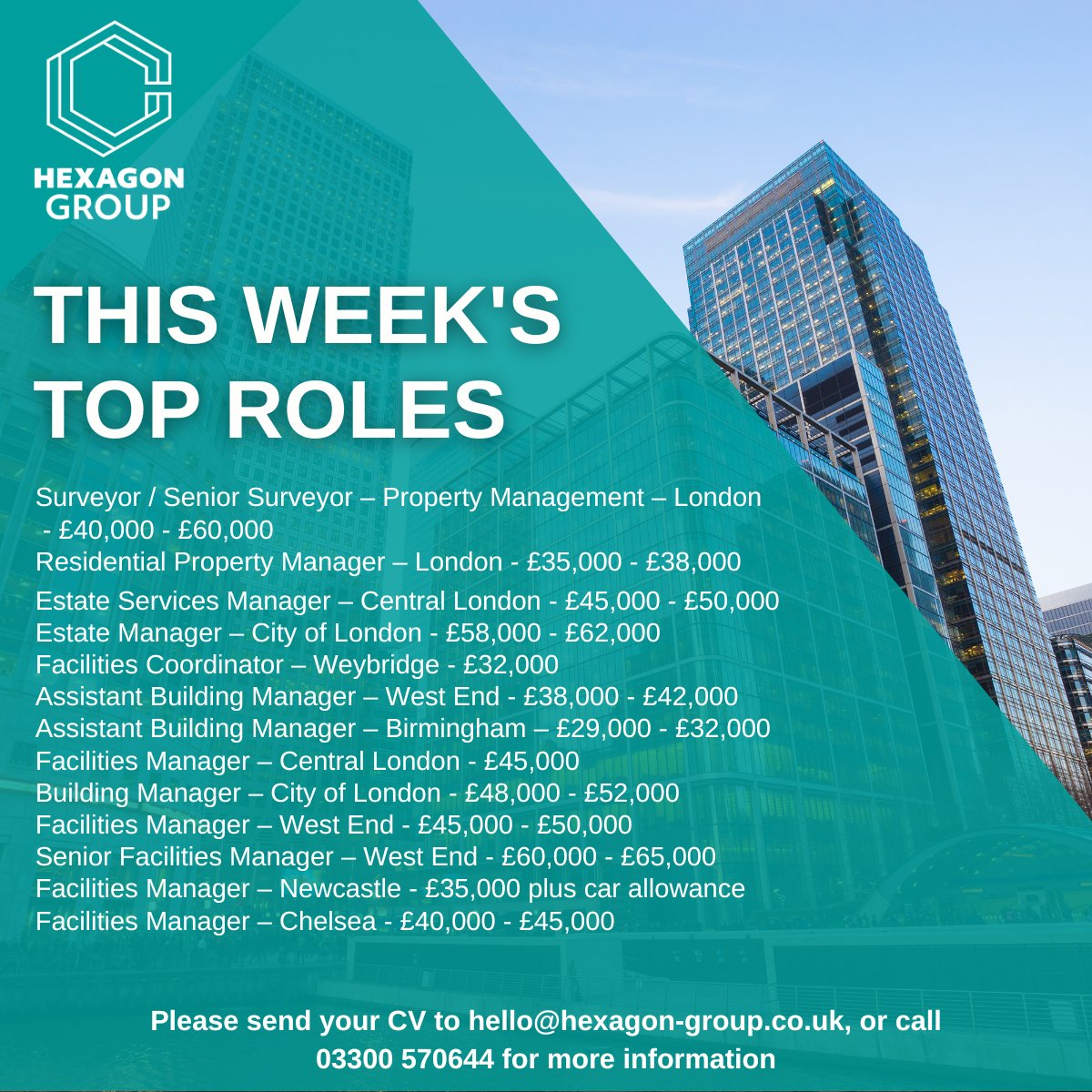 HexagonFM's tweet photo. Explore the latest job openings at Hexagon Group, your trusted partner for recruitment in the facilities management industry!

Ready to take your career to the next level?

https://t.co/3U3mKXKhat

#HexagonGroup #FacilitiesManagementJobs #Recruitment #CareerOpportunities 🙌🏼👀 https://t.co/I7fF7BZVdC