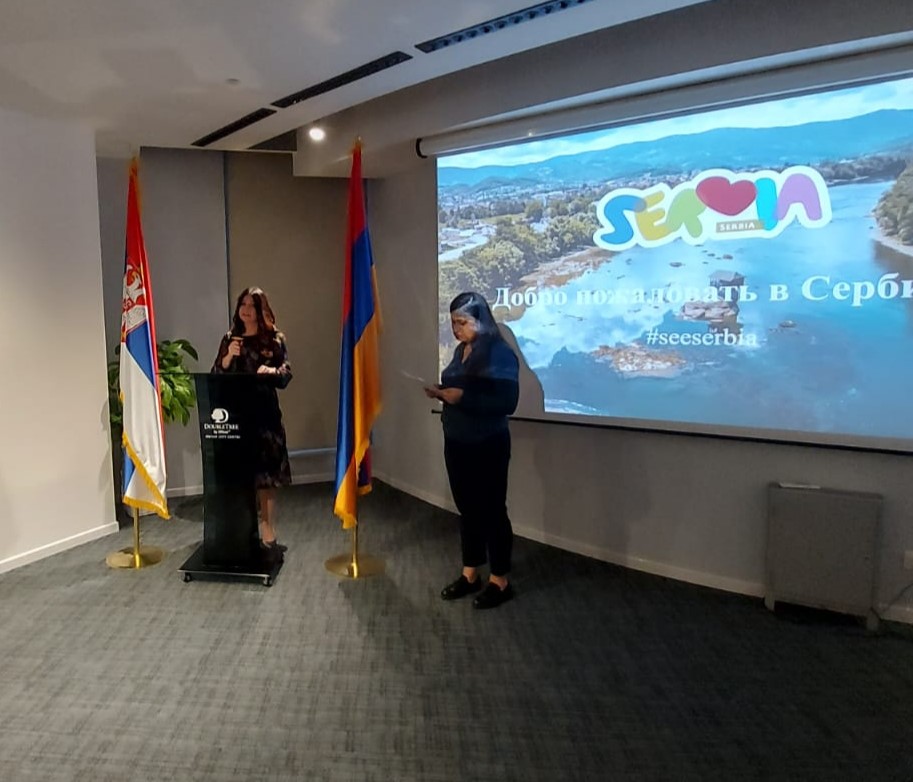 Tourism Organisation of 🇷🇸 #experienceSerbia, in cooperation with Embassy of 🇷🇸 and „Relax travel“ from Yerevan, presented touristic potentials of 🇷🇸 for more than 160 🇦🇲tour operators. Great event in „Doubletree by Hilton“, many thanks to  everyone who participated !