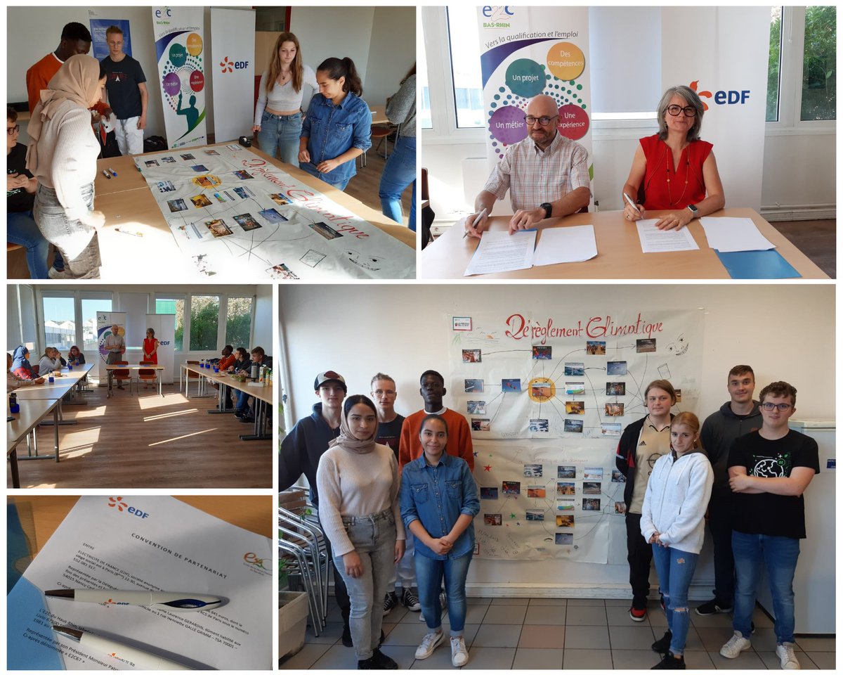 C'est avec fierté que nous renouvelons notre partenariat avec <a href="/E2C67/">E2C 67</a> à #Strasbourg, soutenant l'#éducation et l'#emploi des jeunes en décrochage scolaire.🎓
Chez <a href="/EDF_GrandEst/">EDF Grand Est</a>, nous croyons en la #formation et l'insertion professionnelle. 
#Respect #Solidarité #Responsabilité🤝💼