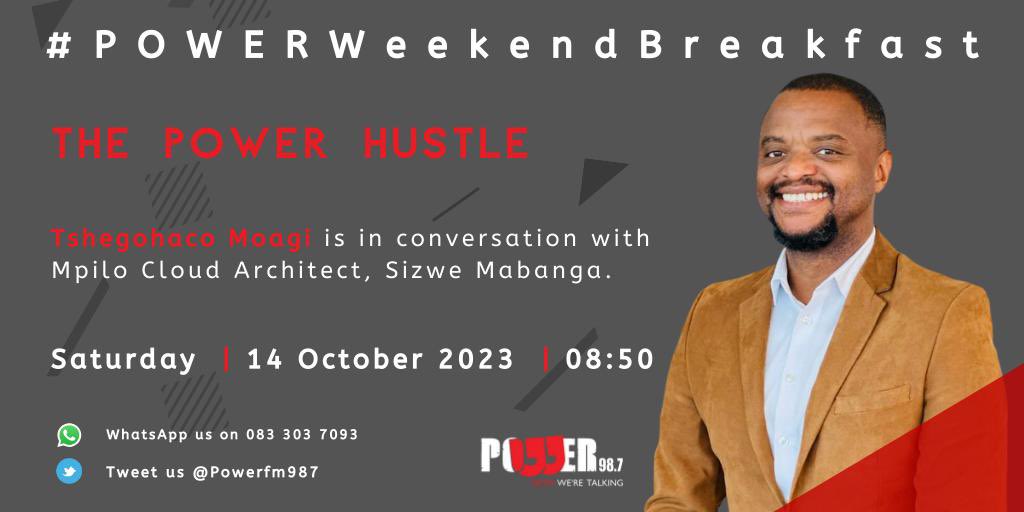 MpiloTech's tweet photo. Hey tech enthusiasts,

Tune in to PowerFM at 08h50 tomorrow morning as Sizwe Mabanga, our brilliant Cloud Architect, dives into the world of digital transformation and the various initiatives we are working on towards our goal of creating 1 000 jobs by 2028. 

#MpiloTech https://t.co/ahNURPZFOr