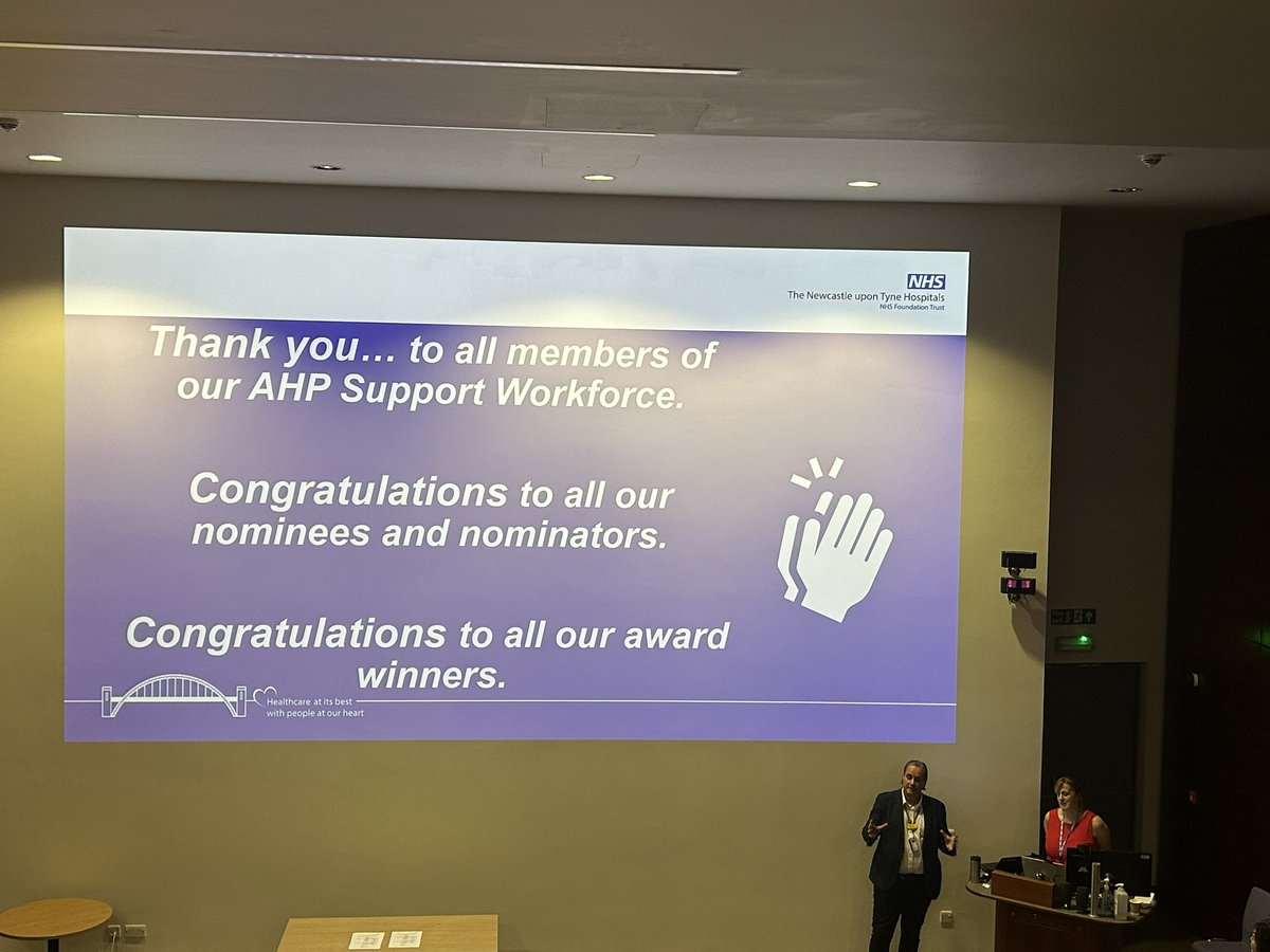 Happy AHP day this weekend. This morning we celebrated our fantastic AHP support workforce. Excellent presentations. Well done to the staff nominated for the awards and to the amazing winners.