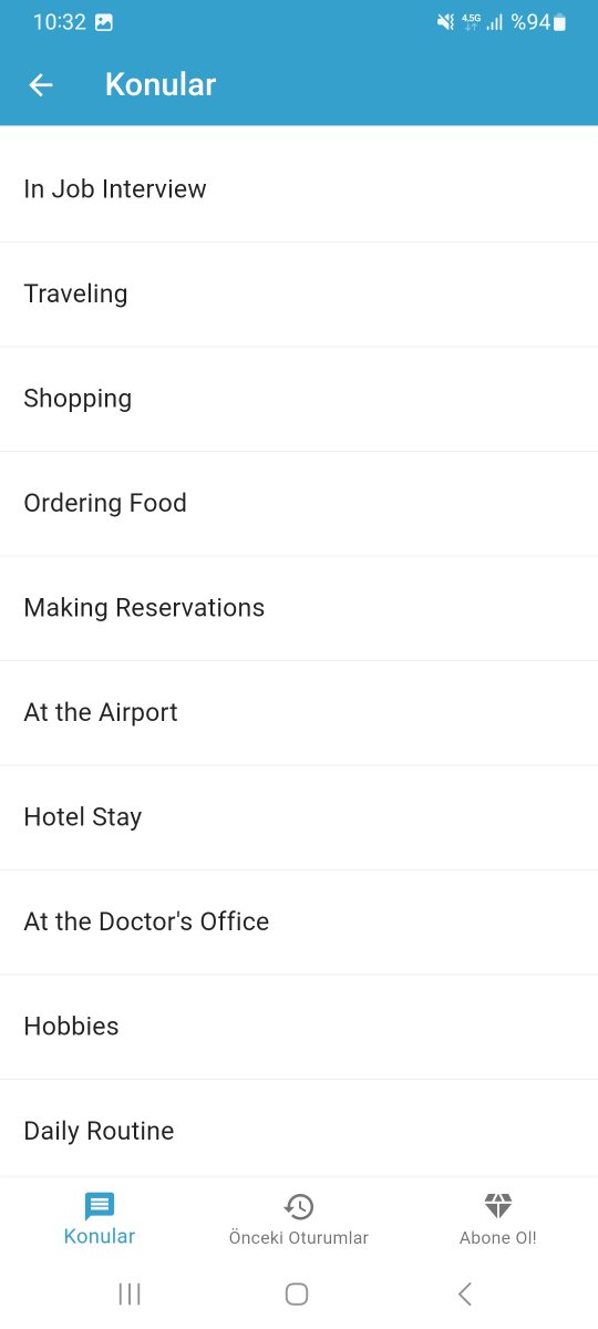 TutorAIApp's tweet image. İngilizce konuşma eğitmenimizi denemek için, hemen uygulamanızı güncelleyin! 😊

Android: play.google.com/store/apps/det…

iOS: apps.apple.com/us/app/tutor-a…