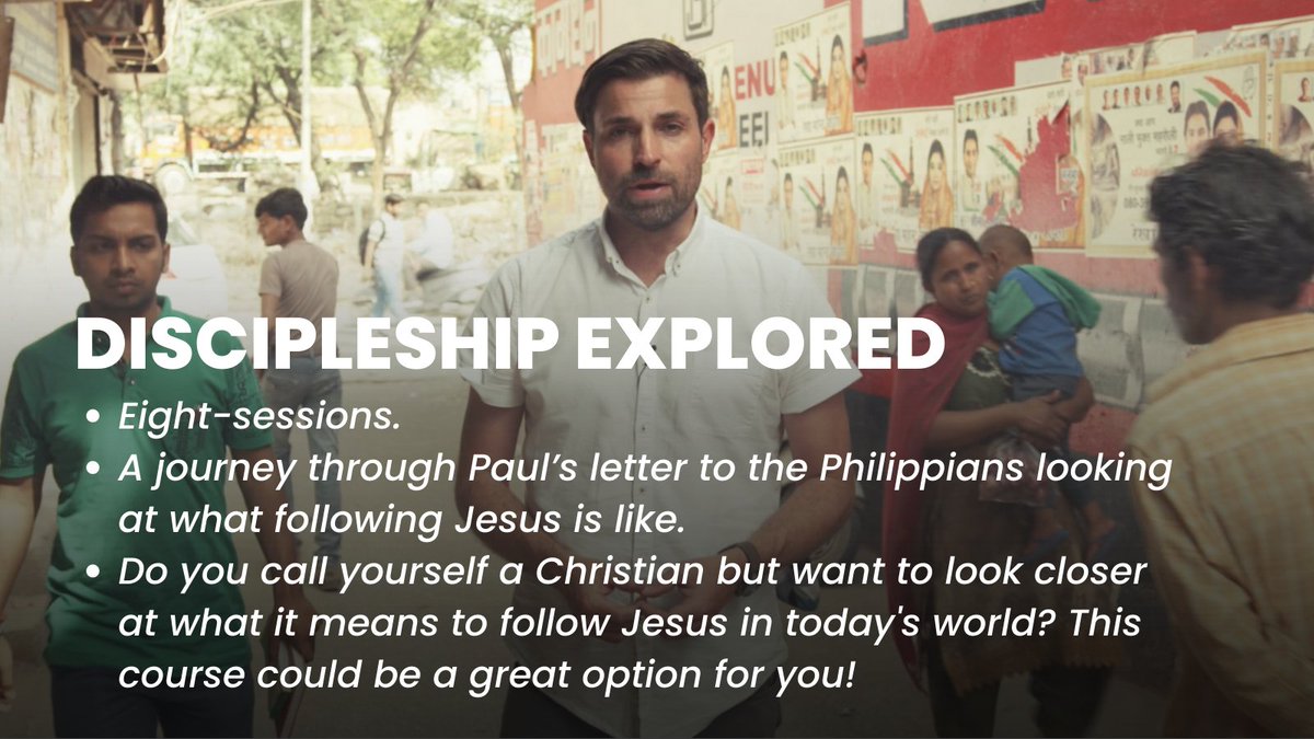 ChristExplored's tweet photo. What does it meant to be a follower of Jesus in today's world? Find out more with #DiscipleshipExplored, an eight-session journey through Paul’s letter to the Philippians.
https://t.co/zFHlLKvDhN https://t.co/p3mhNUzkVO