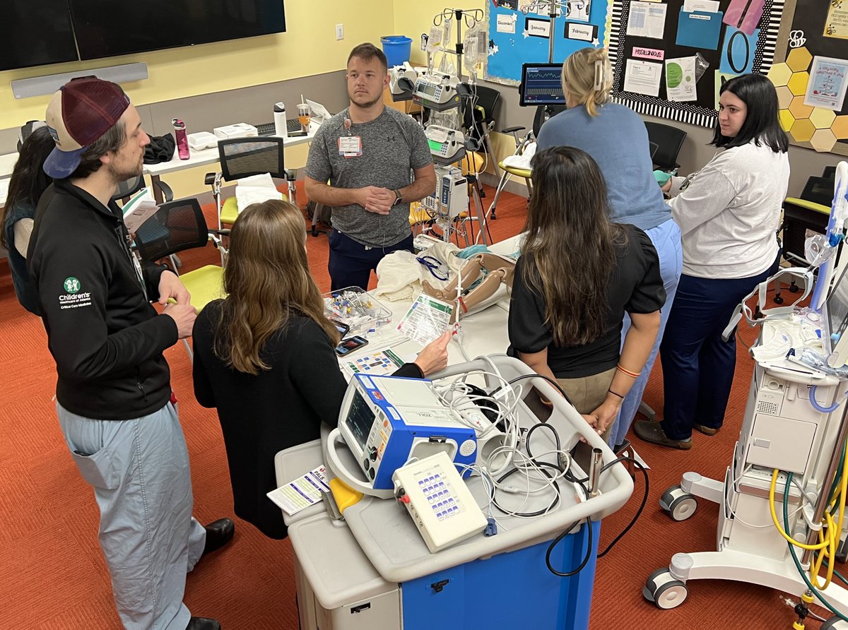 Such a great week of learning here @EmoryPediatrics @childrensatl 🫁 core physiology on gas exchange and hypoxemia 🚨 joint M&M conference with our PEM colleagues 💭 the ethics of diversity, equity, and inclusion 🩺 simulation training on critical asthma